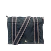 Pre-owned Canvas crossbody-bags Hermès Vintage , Black , Dames