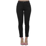 Slim Fit Chino Broek RRD , Black , Dames