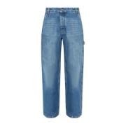 Losse fit jeans Bottega Veneta , Blue , Heren