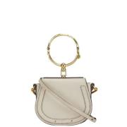 Pre-owned Leather shoulder-bags Chloé Pre-owned , Gray , Dames