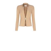 Op maat gemaakte technische jas met gesp Rinascimento , Beige , Dames