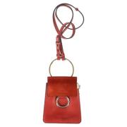 Pre-owned Leather shoulder-bags Chloé Pre-owned , Red , Dames