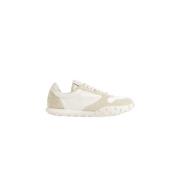 Witte leren Moon sneakers Jil Sander , White , Heren