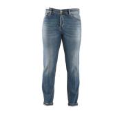 Slim Fit Denim Jeans PT Torino , Blue , Heren