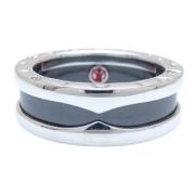 Pre-owned Silver rings Bvlgari Vintage , Gray , Dames