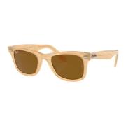 Change Wayfarer Zonnebril Fotocromatisch Perzik Ray-Ban , Beige , Unis...