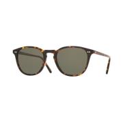 Vintage zonnebril met groene lenzen Oliver Peoples , Brown , Unisex