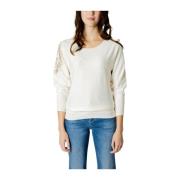 Viscose Top Guess , White , Dames