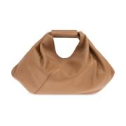 Leren handtas MM6 Maison Margiela , Brown , Dames