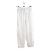 Pre-owned Fabric bottoms Chloé Pre-owned , White , Dames