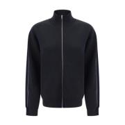 Zijden Hoogsluitende Rits Sweatshirt The Row , Black , Dames