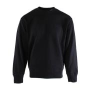 Blauwe Heren Sweater 100% Katoen C.p. Company , Blue , Heren