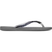 Glitter Slim Zomer Slipper Havaianas , Gray , Dames