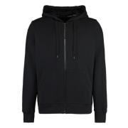 Katoenen hoodie met volledige rits Canada Goose , Black , Heren