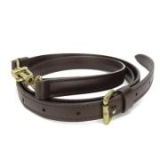 Pre-owned Leather belts Louis Vuitton Vintage , Brown , Dames