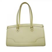 Pre-owned Fabric handbags Louis Vuitton Vintage , Beige , Dames