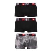 Driepak boxershorts Diesel , Black , Heren