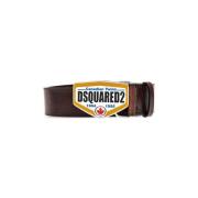 Leren riem Dsquared2 , Brown , Heren