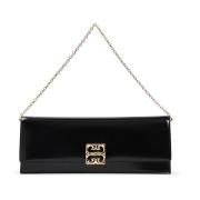 Zwarte Liquid Clutch Tas Givenchy , Black , Dames