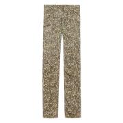 Luipaardprint Rechte Broek Isabel Marant , Brown , Dames