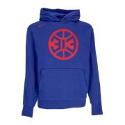 Detroit Pistons Fleece Hoodie Nike , Blue , Heren