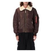 Bruine Hunter Ma-1 Jas Buitenkleding Alpha Industries , Brown , Heren