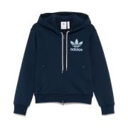 Track Hoodie voor actieve levensstijl Adidas Originals , Blue , Dames