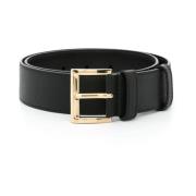 Zwart Logo Plaque Riem Prada , Black , Dames