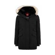 Tijdloze Zwarte Winterjas Wellensteyn , Black , Dames