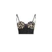 Sicily Queen Bustier met Ondersteunde Cups Roberto Cavalli , Multicolo...