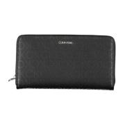 Damesportemonnee Zwart Rfid Polyester Calvin Klein , Black , Dames