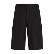 Zwarte Shorts voor Mannen Dolce & Gabbana , Black , Heren