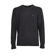 Katoenen Gebreide Truien en Sweaters Tommy Hilfiger , Blue , Heren