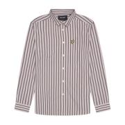 Multi Stripe Geweven Overhemd Lyle & Scott , Gray , Heren