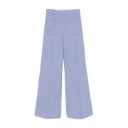 Korenbloemblauwe Alina Broek Victoria Beckham , Blue , Dames