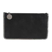 Zwarte Clutch Tas Elegant Veelzijdig Accessoire Stella McCartney , Bla...