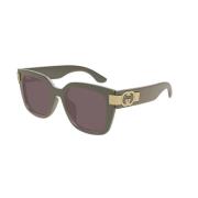 Grijs Bruin Zonnebril Gg1690Sk Model Gucci , Gray , Unisex