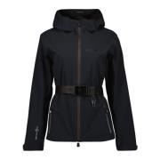 Zwarte Waterdichte Fex Jas Moncler , Black , Dames