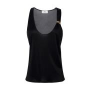 Zwarte T-shirts en Polos Elisabetta Franchi , Black , Dames