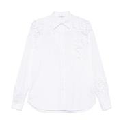 Bianco Damesoverhemd Ss25 Ermanno Scervino , White , Dames