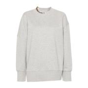 Grijze Gerecyclede Katoenen Sweater Aw24 Stella McCartney , Gray , Dam...