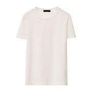 Stijlvolle Jersey T-shirt voor vrouwen Fabiana Filippi , White , Dames