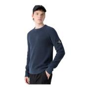 Blauwe Regular Fit Sweater Calvin Klein , Blue , Heren