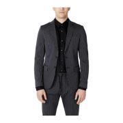 Klassieke Katoenen Blazer Herenjas Collectie Antony Morato , Black , H...