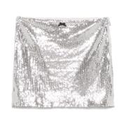 Sequin Mini Rok Rotate Birger Christensen , Gray , Dames