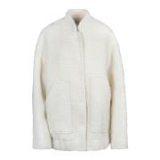 Stijlvolle Bomberjas Semicouture , White , Dames