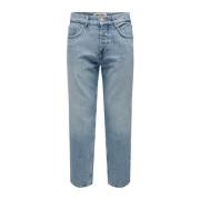 Casual Herenbroek Only & Sons , Blue , Heren