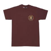 Galactische Stapel Tee Aubergine Heren T-shirt HUF , Purple , Heren