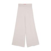 Beige Cashmere Broek Aw24 Wild Cashmere , Gray , Dames