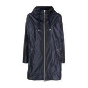 Blauwe Parka Dameskleding Herno , Blue , Dames